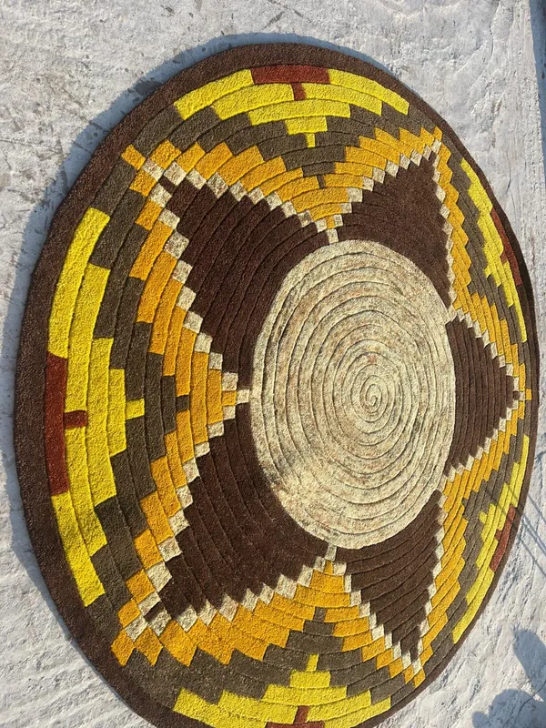 Brown_And_Gold_Premium_Textu_Colourful_Rug_For_Home_Decor