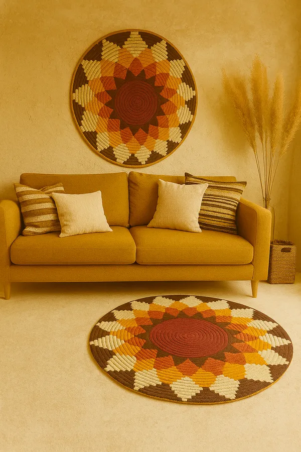 Brown_And_Yellow_Premium_Textu_Colourful_Rug_For_Home_Decor