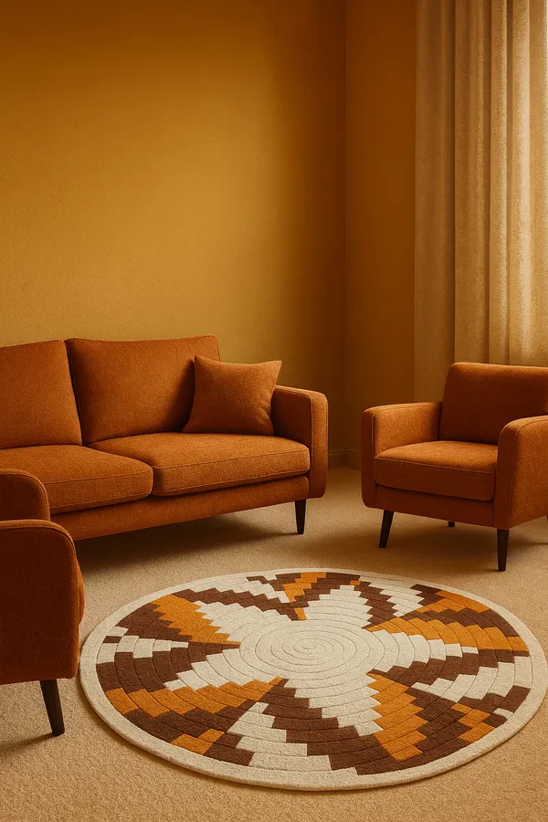 White_And_Brown_Premium_Textu_Colourful_Rug_For_Home_Decor