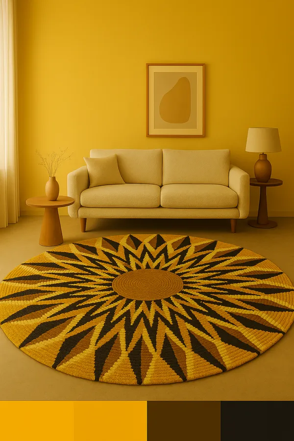 Yellow_And_Black_Premium_Textu_Colourful_Rugs_For_Home_Decor