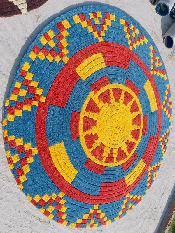 Blue_And_Yellow_Premium_Textu_Colourful_Rugs_For_Home_Decor