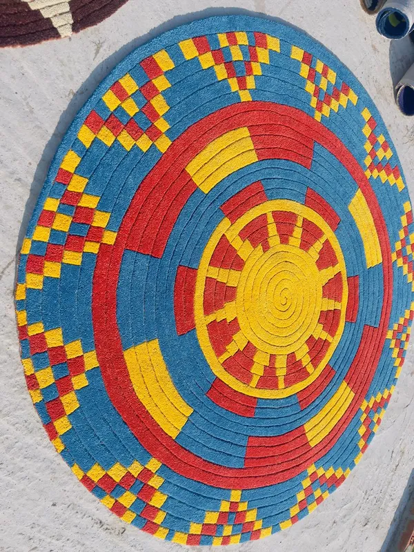 Blue_And_Yellow_Premium_Textu_Colourful_Rugs_For_Home_Decor