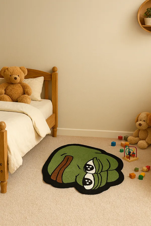 Green_Premium_Meme_Design_Rug_For_Home_Decor