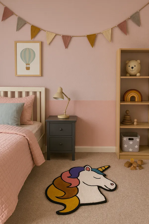 White_And_Blue_Premium_Unicorn_Design_Rugs_For_Home_Decor