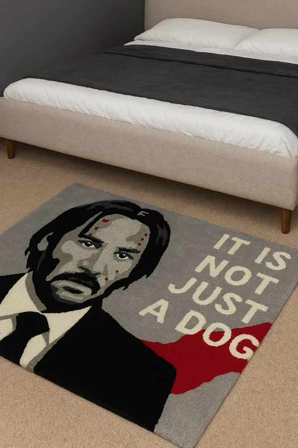 Black_And_Grey_Premium_Textu_John_Wick_Rug_For_Home_Decor