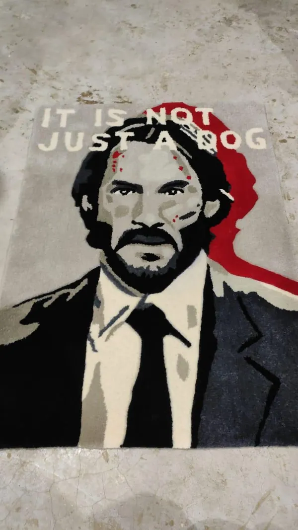 Black_And_Grey_Premium_Textu_John_Wick_Rug_For_Home_Decor