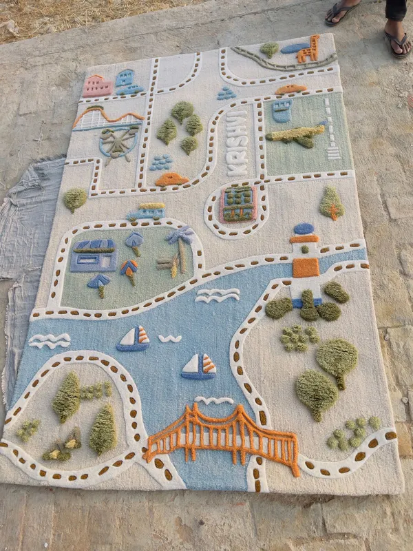 White_And_Blue_Premium_Textu_Kids_Playing_Rugs_For_Home_Decor
