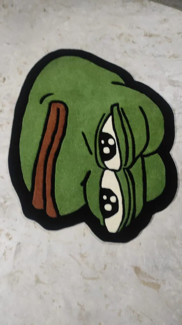 Green_Premium_Meme_Design_Rug_For_Home_Decor