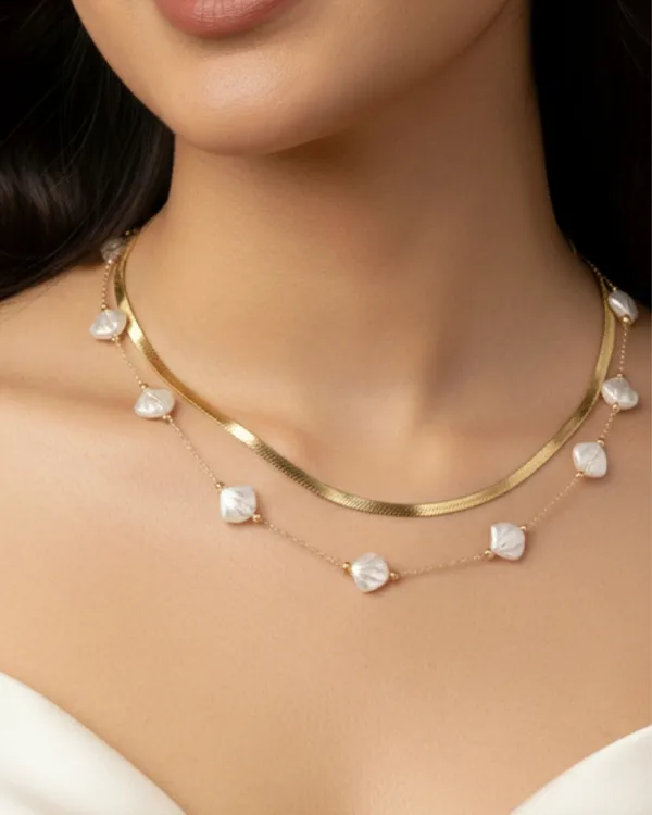 Gold_Premium__Chic_Layered_Pearl_Necklace_For_Women