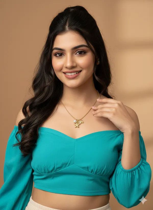 Gold_Premium__Plated_Coastal_Charm_Necklace_For_Women