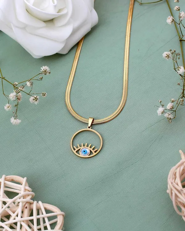 Gold_Premium__Plated_Evil_Eye_Necklace_For_Women