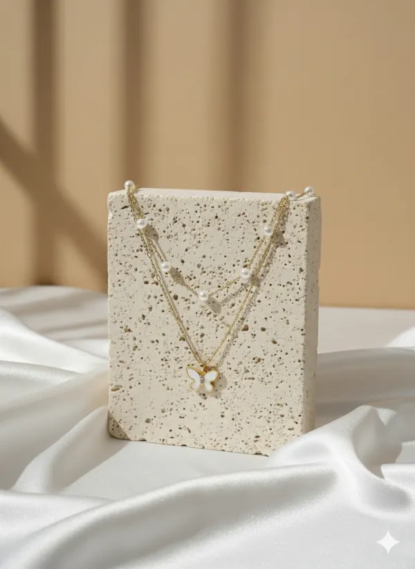 Gold_Premium__Plated_Layered_Butterfly_Necklace_For_Women