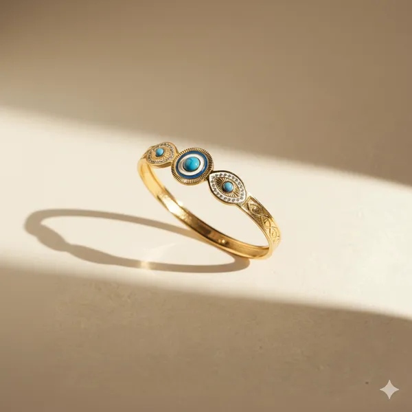 Gold_Premium__Charm_Evil_Eye_Bracelet_For_Women