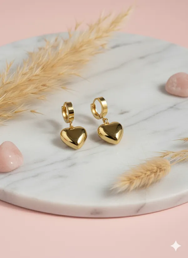 Gold_Premium__Plated_Chic_Heart_Earring_For_Women