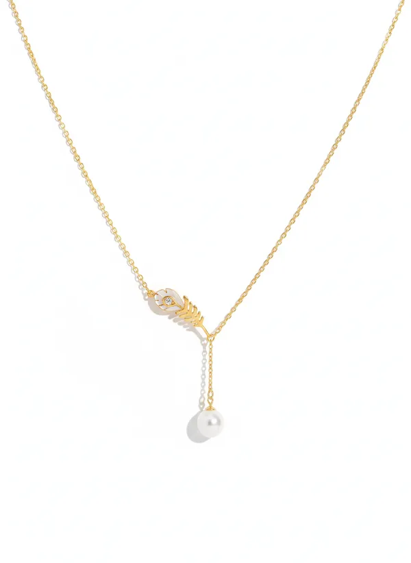 Gold_Premium_t_Plated_Graceful_Peacock_Feather_Necklace_For_Women