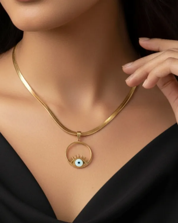 Gold_Premium__Plated_Evil_Eye_Necklace_For_Women