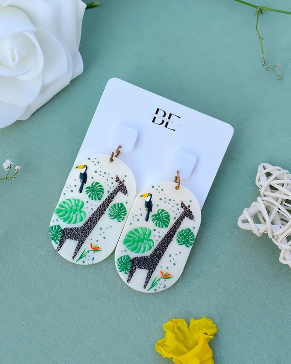 Multicolor_Premium_Acrylic_Giraffe_Exotic_Earring_For_Women