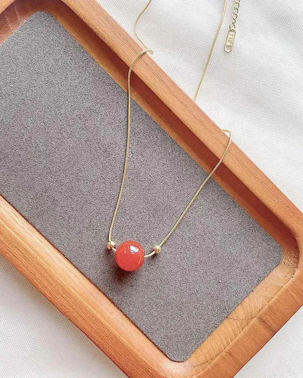 Gold_Premium__Plated_Acacia_Beans_Stainless_Steel_Necklace_For_Women