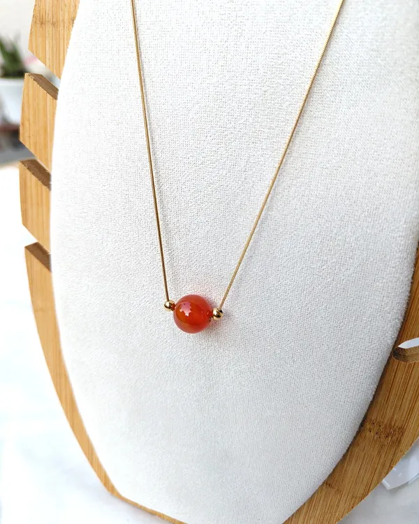 Gold_Premium__Plated_Acacia_Beans_Stainless_Steel_Necklace_For_Women