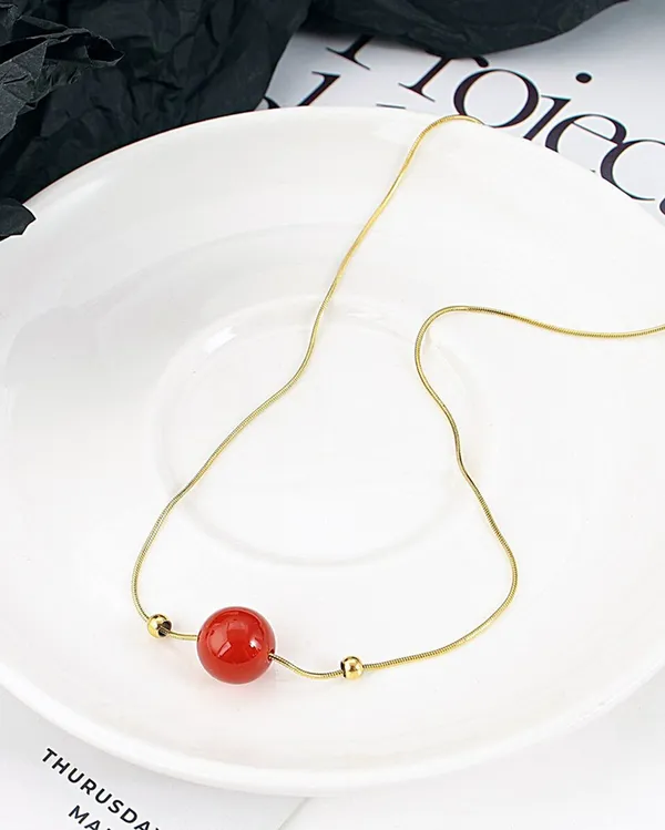 Gold_Premium__Plated_Acacia_Beans_Stainless_Steel_Necklace_For_Women