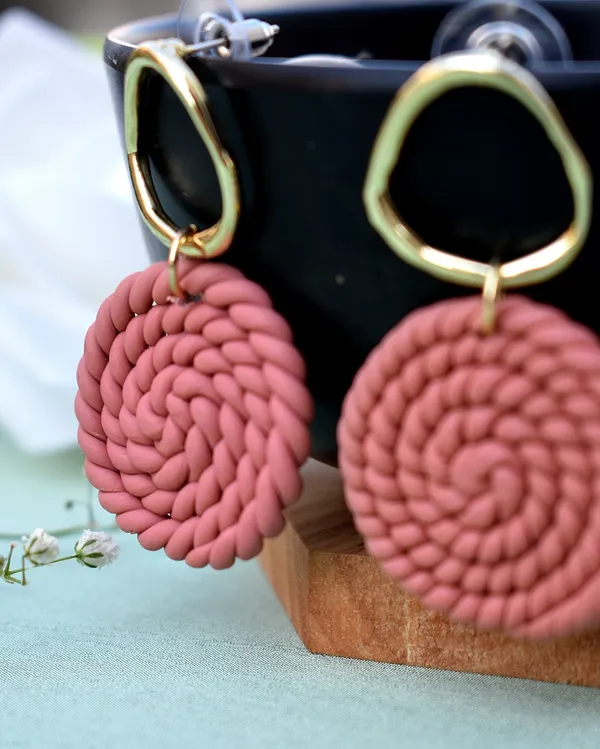 Brown_Premium_Handcrafted_Polymer_Clay_Earring_For_Women