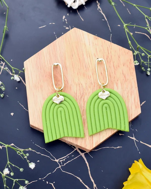 Green_Premium_Handmade_Boho_Polymer_Clay_Earring_For_Women