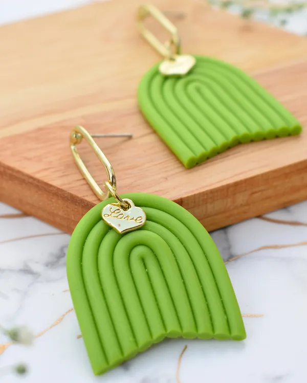 Green_Premium_Handmade_Boho_Polymer_Clay_Earring_For_Women