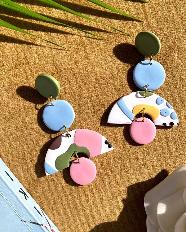 Multicolor_Premium_Long_Island_Clay_Earring_For_Women