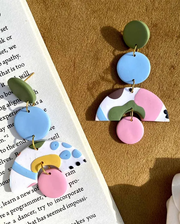 Multicolor_Premium_Long_Island_Clay_Earring_For_Women