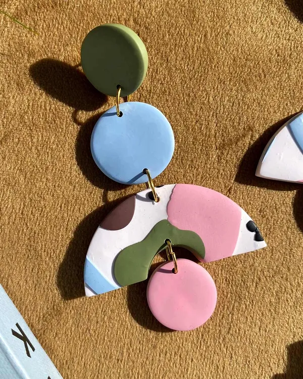 Multicolor_Premium_Long_Island_Clay_Earring_For_Women