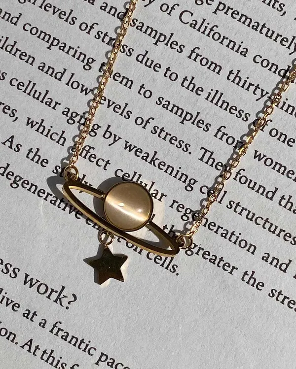 Gold_Premium_Planet_&_Star_Charm_Necklace_For_Women