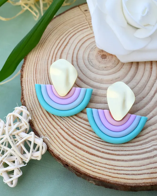 Blue_Premium_Rainbow_Polymer_Clay_Earring_With_Coating_Drop_For_Women_For_Women