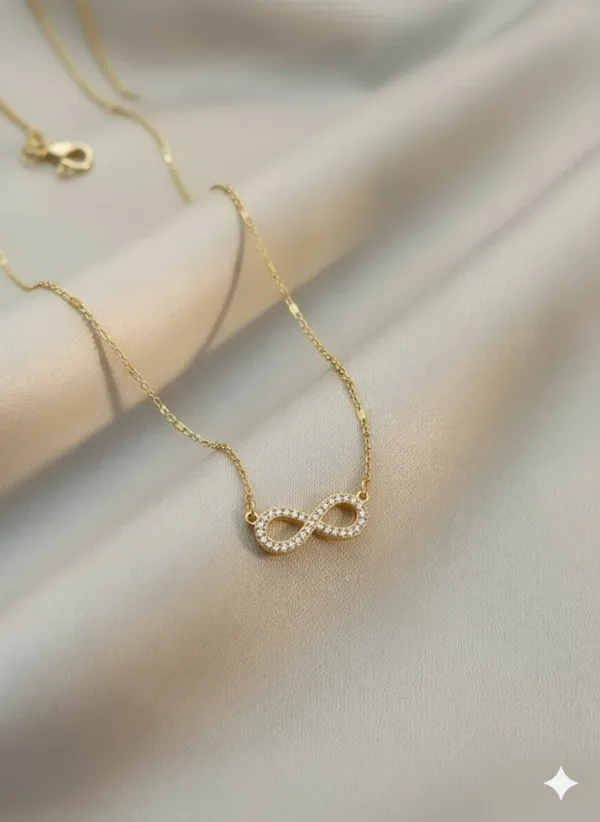 Gold_Premium_Sparkling_Infinity_Necklace_For_Women