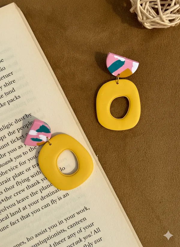Multicolor_Premium_Sunburst_Geo_Polymer_Clay_Earrings_For_Women