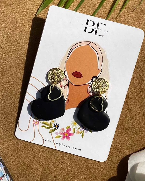 Black_Premium_Wednesday_Heart_Clay_Earring_For_Women