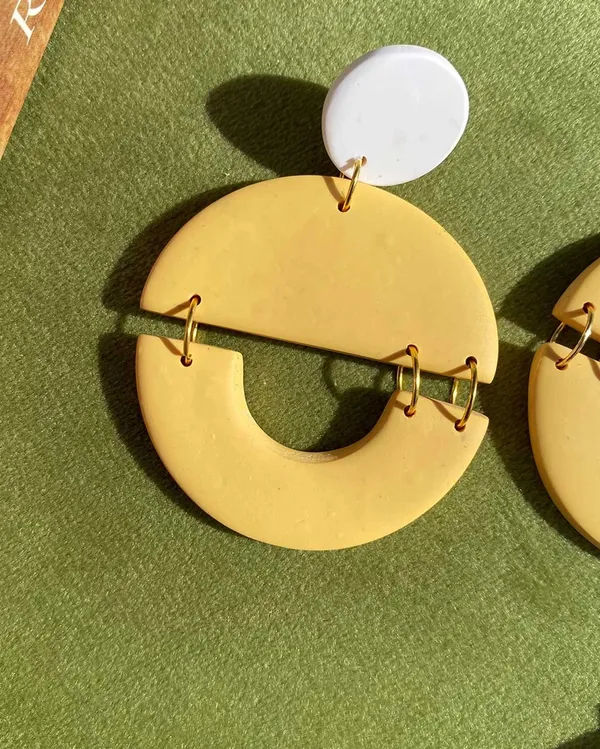 Yellow_Premium_Big_Drop_Clay_Earring_For_Women