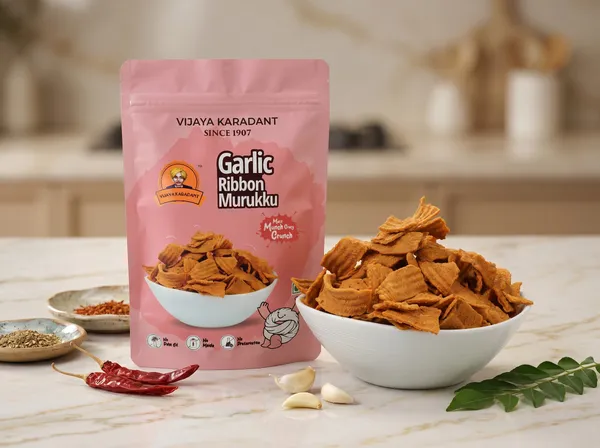 Garlic_Ribban_Murukku_________165gm__X_2_Packets