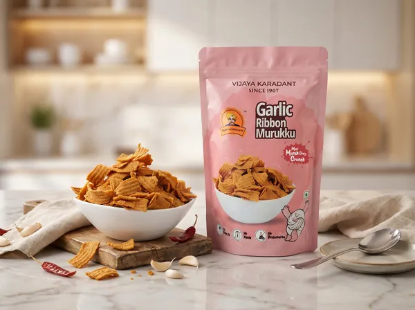 Garlic_Ribban_Murukku_________165gm__X_2_Packets