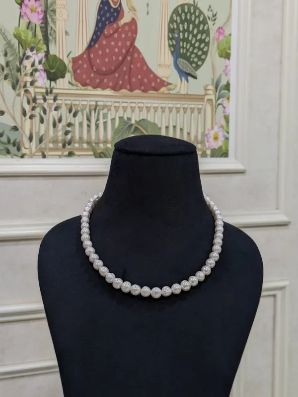 White__Fresh_Water_Pearl_Necklace_For_Women