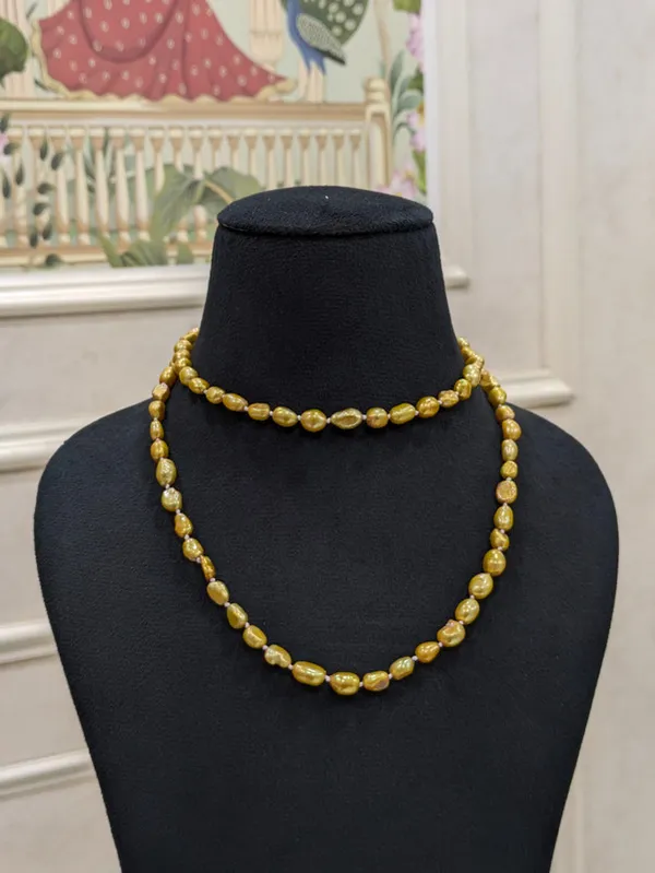 Golden__Keshi_Pearl_Necklace_For_Women