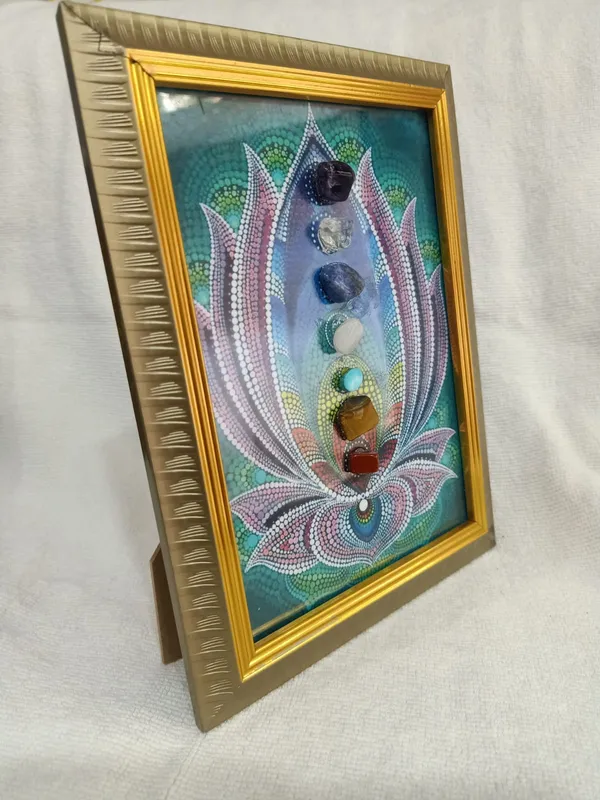 Seven_Chakra_Stone_Wooden_Frame_|_Natural_Healing_Energy_|_Astrological_Made