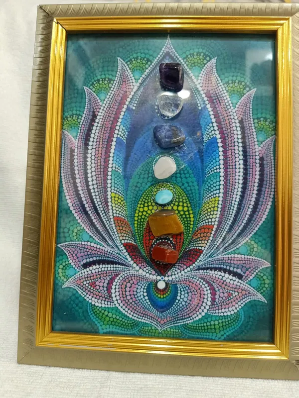 Seven_Chakra_Stone_Wooden_Frame_|_Natural_Healing_Energy_|_Astrological_Made