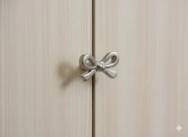 Silver_S6_Nickel_Bow_Cast_Knobs_(Pack_Of_6)_(5L_X_3B_X_6H_Cm)