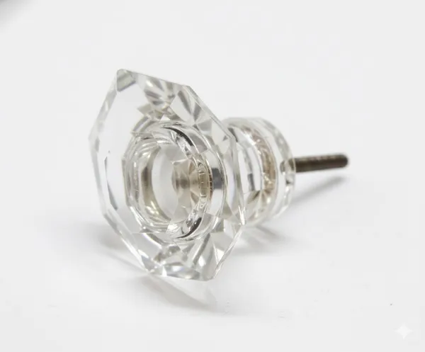 Clear_Glass_Faceted_Premium_Knob_(Pack_Of_6)_(6L_X_3.5B_X_8H_Cm)