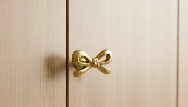 Golden_S6_Bow_Cast_Iron_Knobs_(Pack_Of_6)_(5L_X_3B_X_6H_Cm)