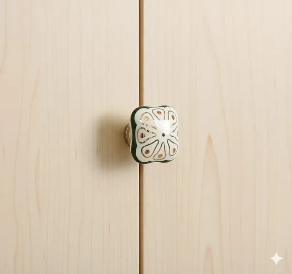 White_Premium_Designer_Ceramic_Knob_(Pack_Of_6)_(3.75L_X_3.75B_X_7.5H_Cm)