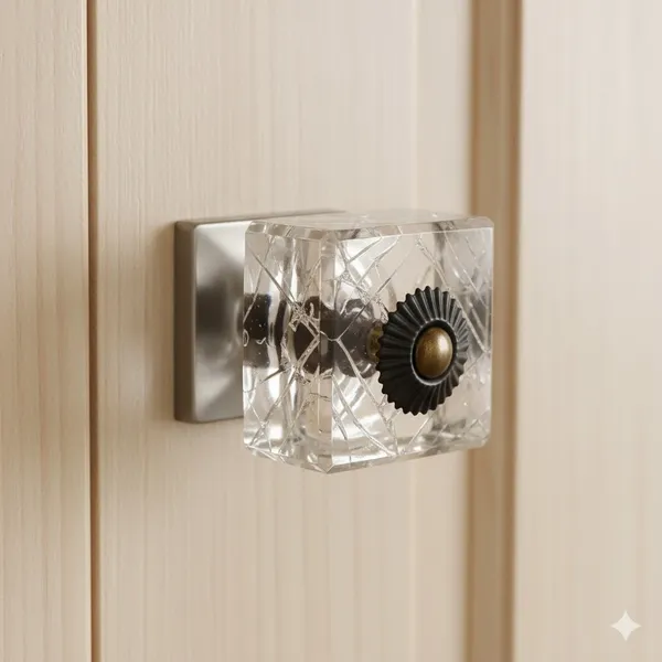 Clear_Glass_Premium_Rectangular_Knob_(Pack_Of_6)_(4L_X_4B_X_7.5H_Cm)
