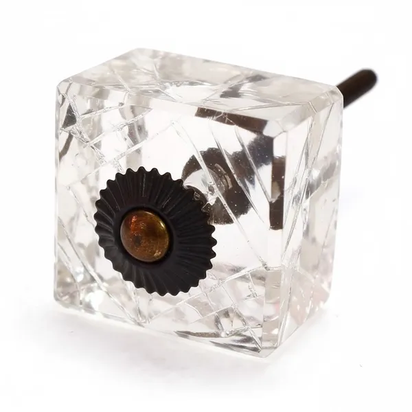 Clear_Glass_Premium_Rectangular_Knob_(Pack_Of_6)_(4L_X_4B_X_7.5H_Cm)
