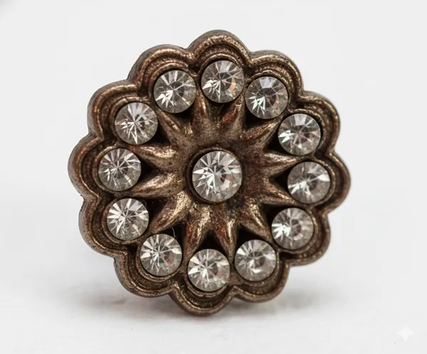 Antique_Brown_Silver_Jewel_Knob_(Pack_Of_6)_(5L_X_5B_X_5.5H_Cm)
