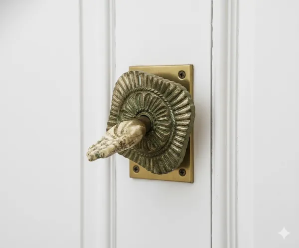 Brass_Brass_Hand_Metal_Knob_(Pack_Of_6)_(3.75L_X_3.75B_X_8.25H_Cm)